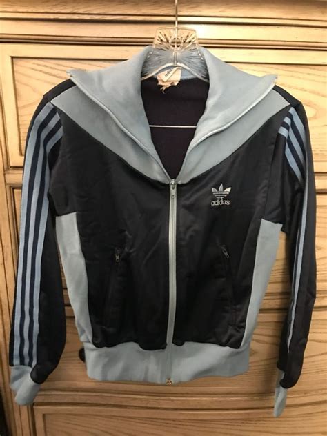 vintage gallery hamburg adidas jacke 1970er weiß blau|VINTAGE & RETRO ADIDAS .